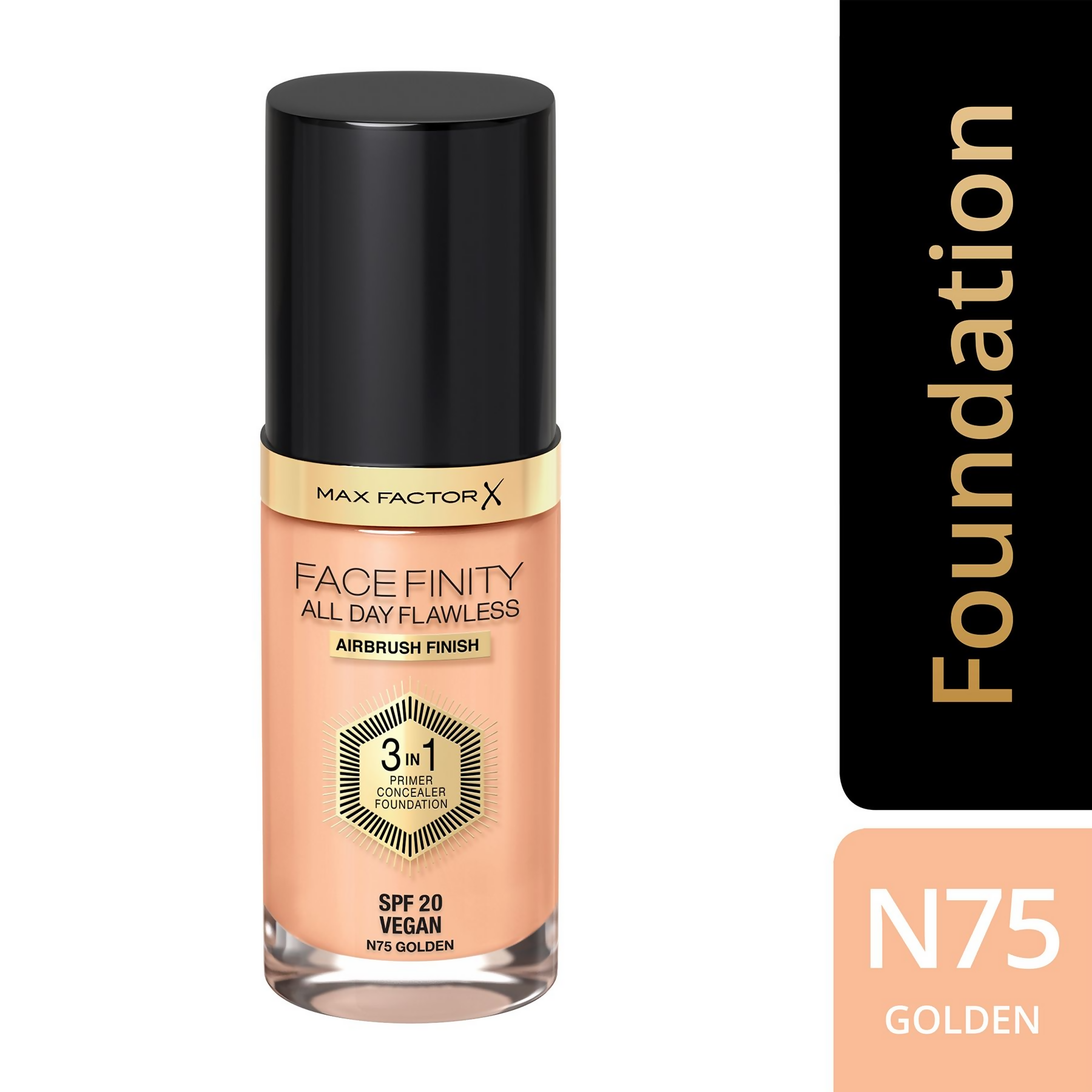 Max Factor Face Finity All Day Flawless 3 In 1 Foundation - Golden
