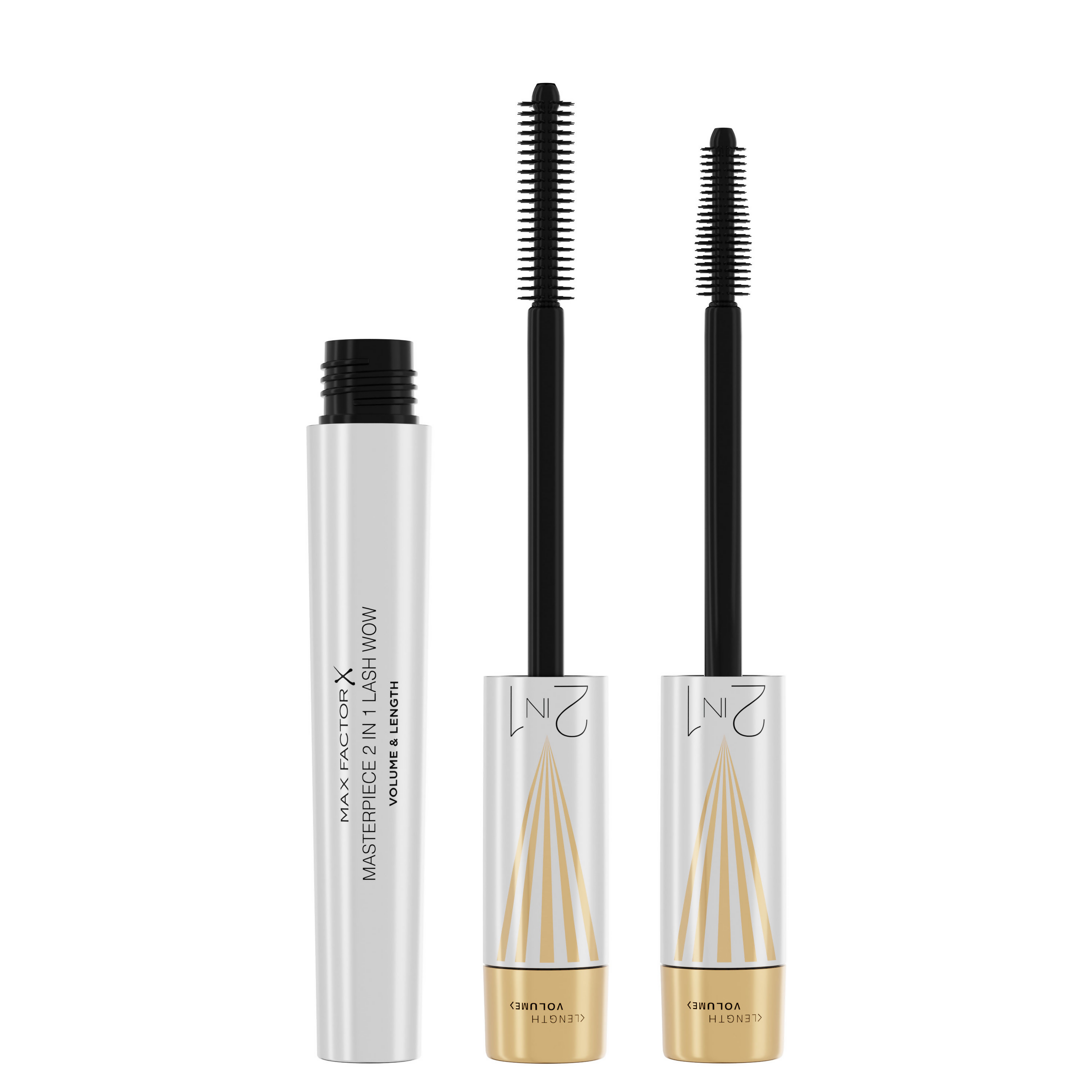 Max Factor Masterpiece 2 In 1 Lash Wow Mascara - 001 Black