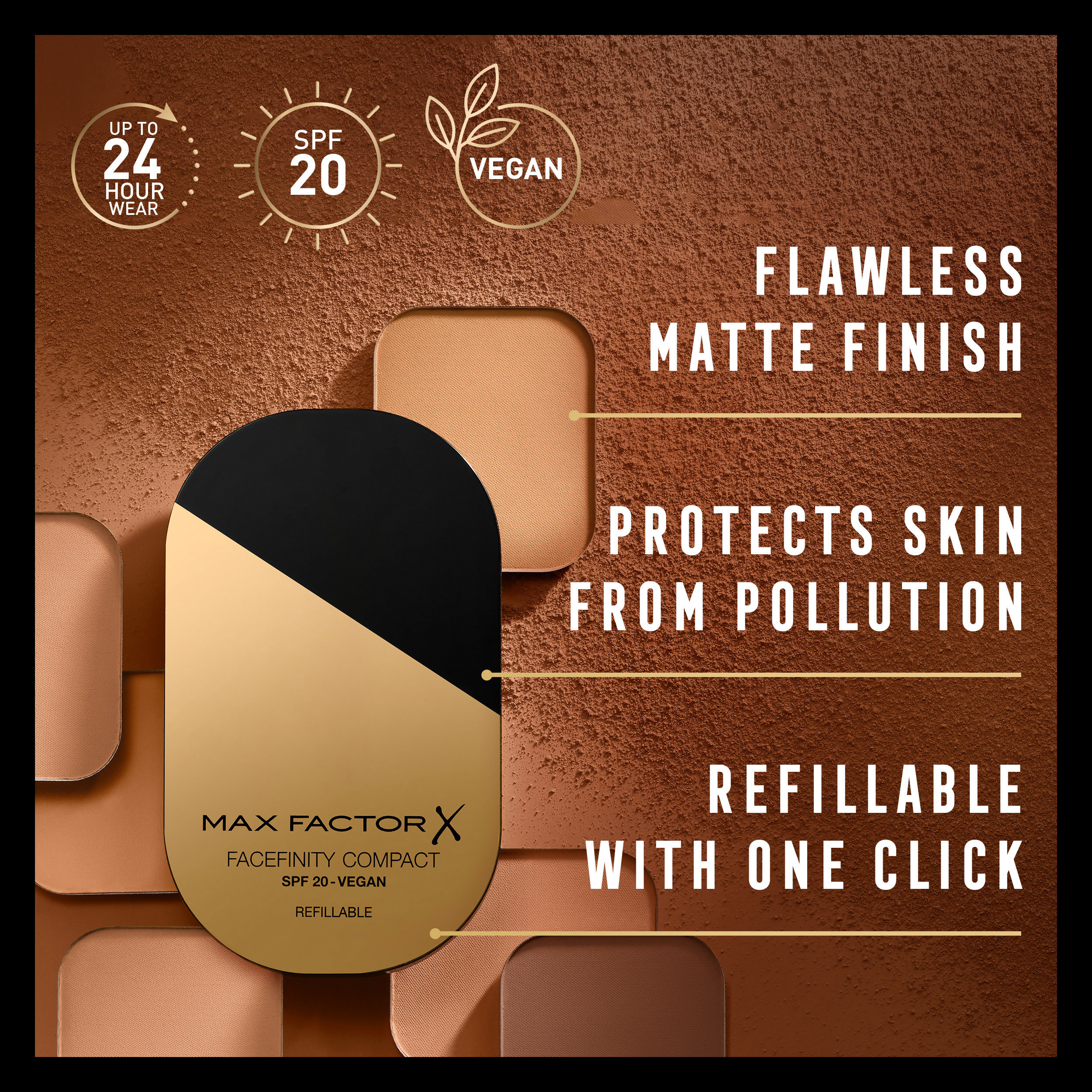 Max Factor Facefinity Compact Foundation - Warm Porcelain