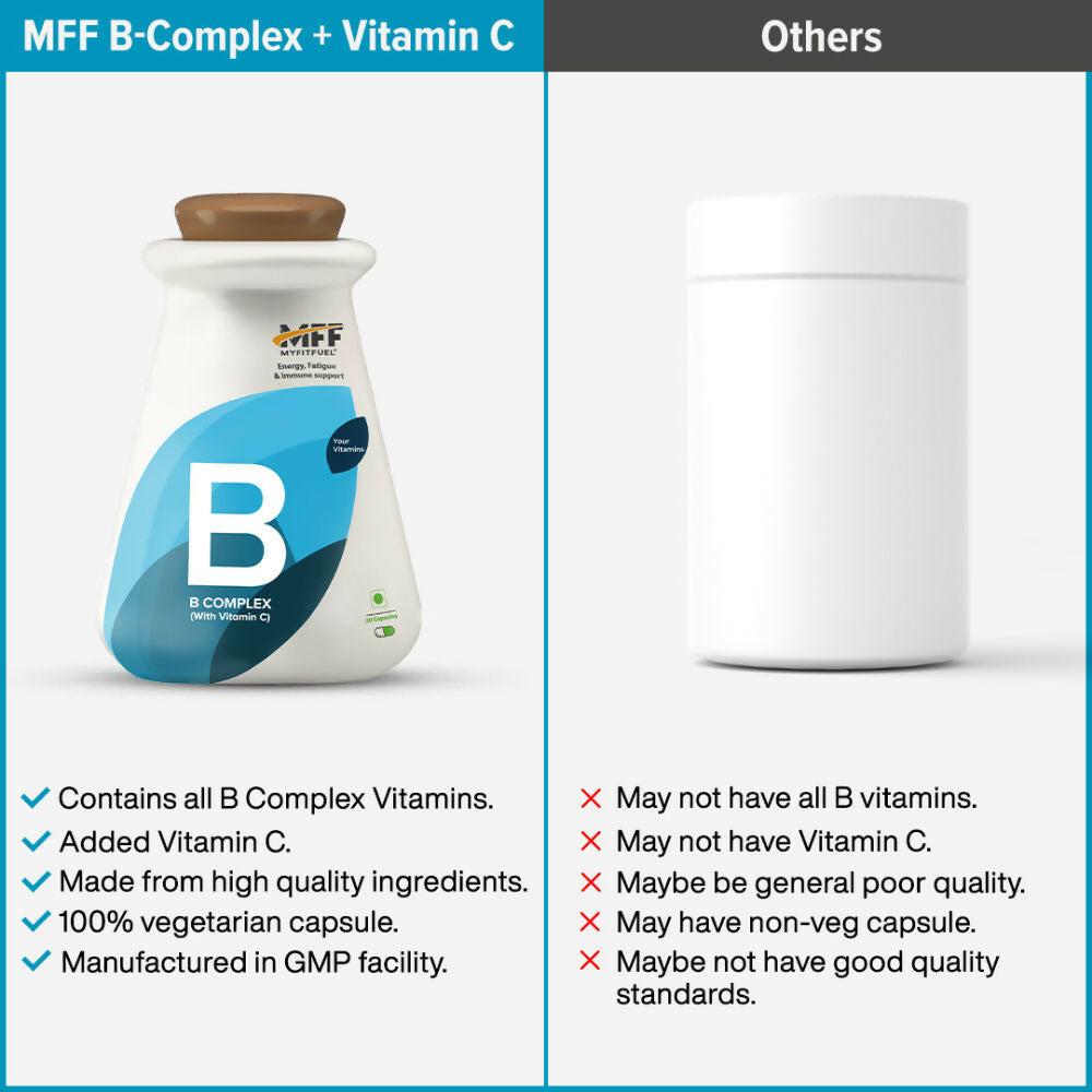 MyFitFuel B-complex with Vitamin C Capsules