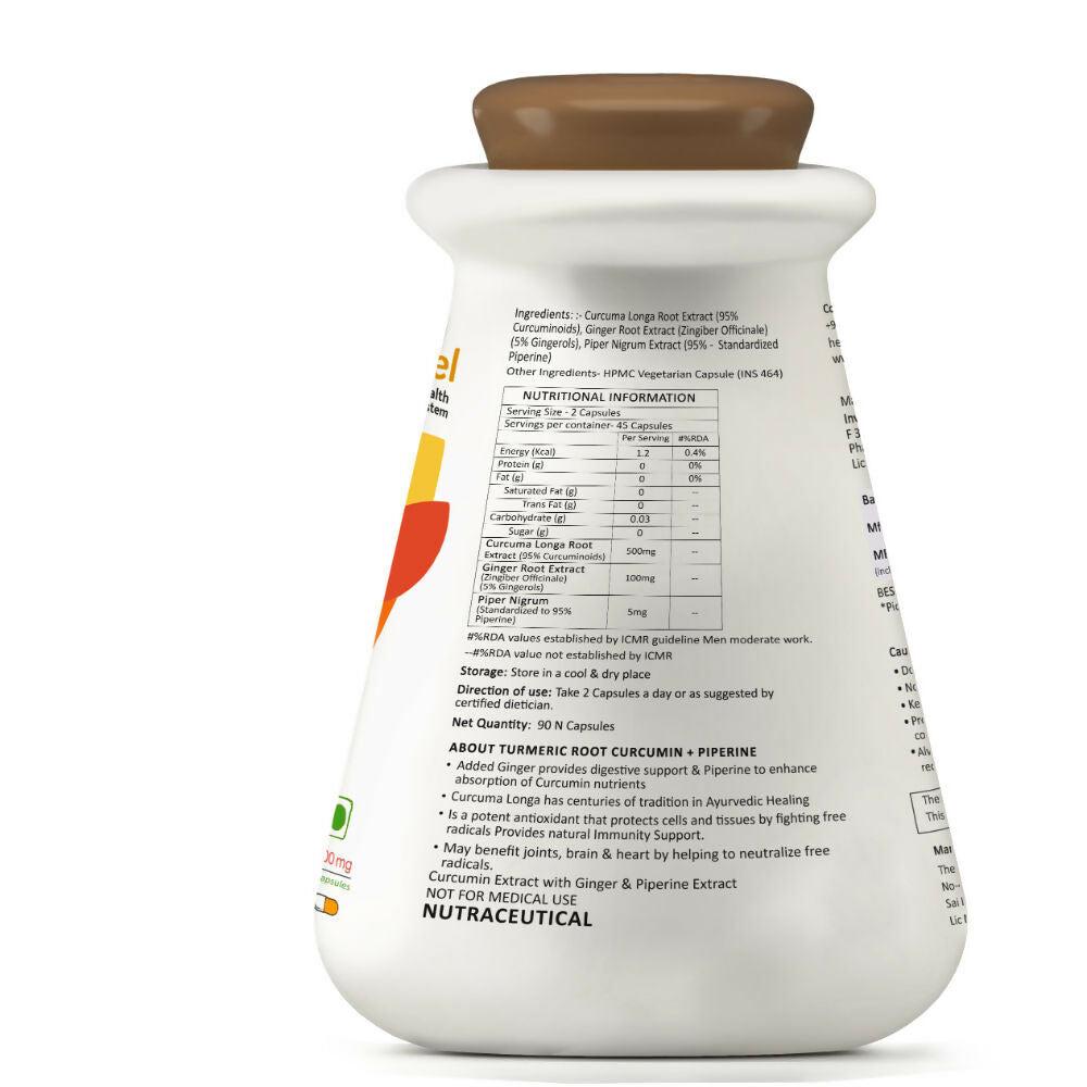 MyFitFuel Curcumin + Ginger Extract + Piperine Capsules