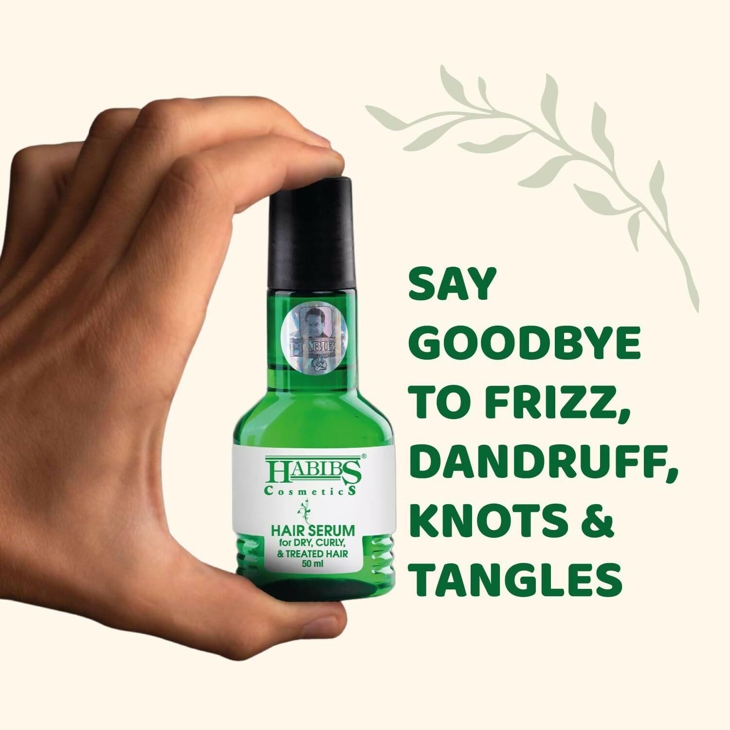 Habibs Professionnel Hair Serum For Smooth Anti-Frizz Hair