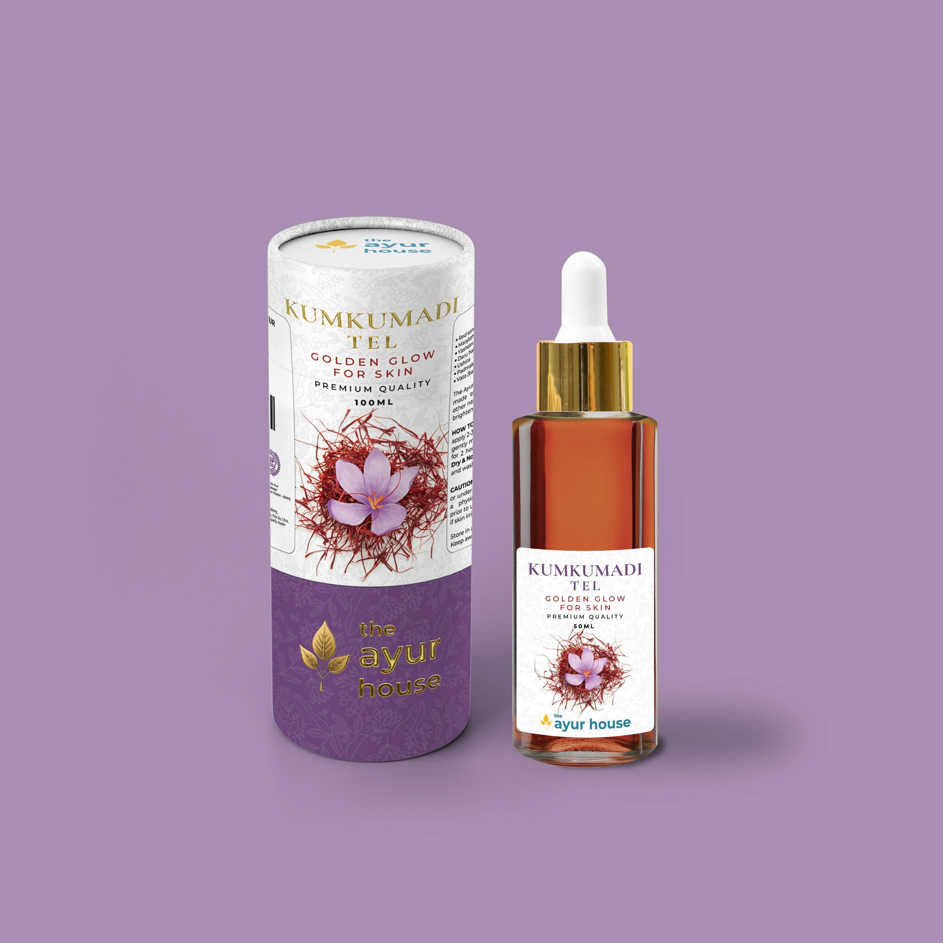 The Ayur House Kumkumadi Tel - Golden Glow Face Oil