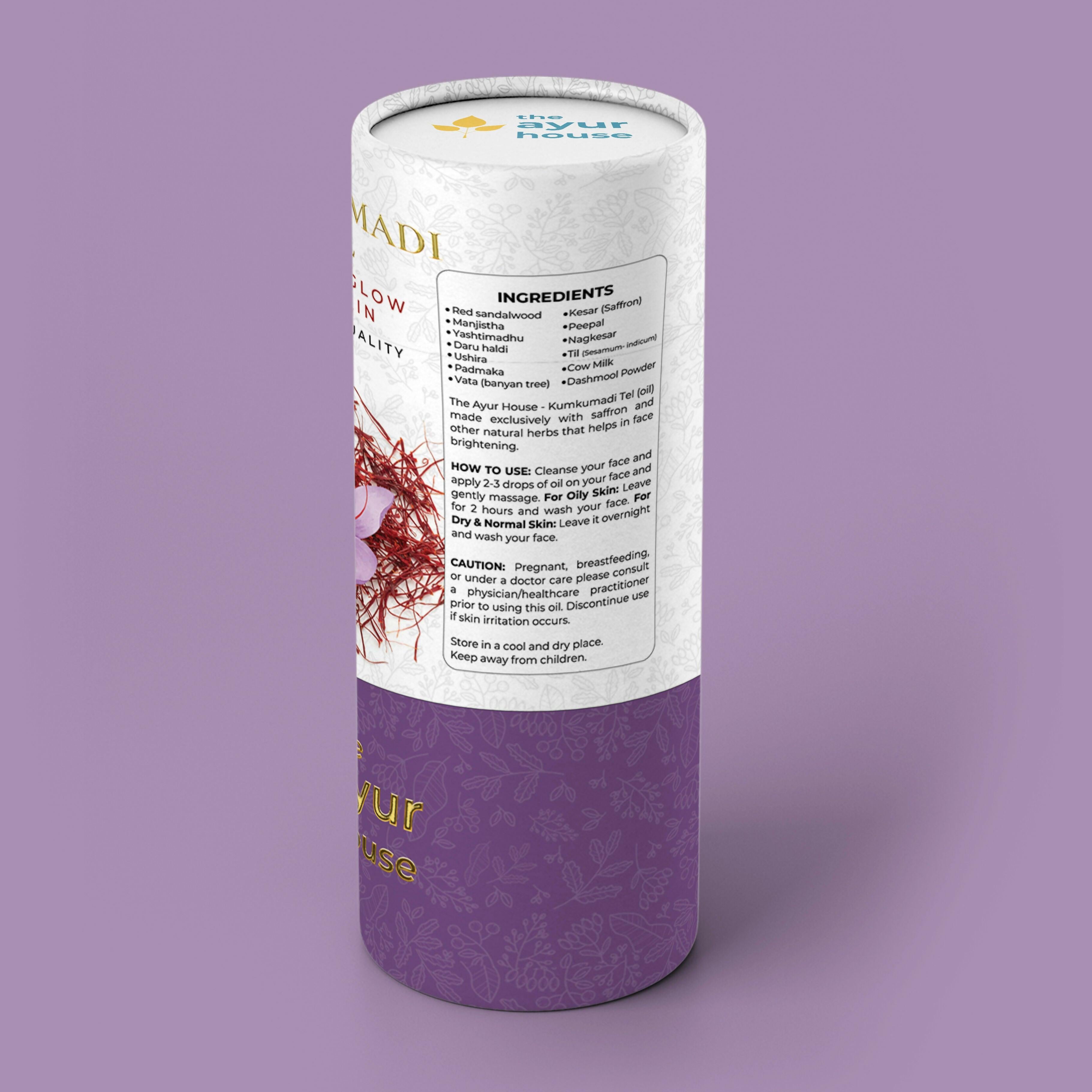 The Ayur House Kumkumadi Tel - Golden Glow Face Oil