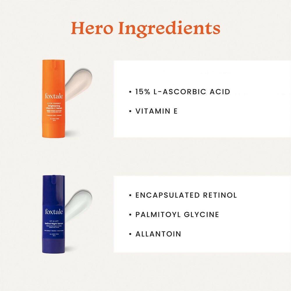 Foxtale Day & Night Serum Combo