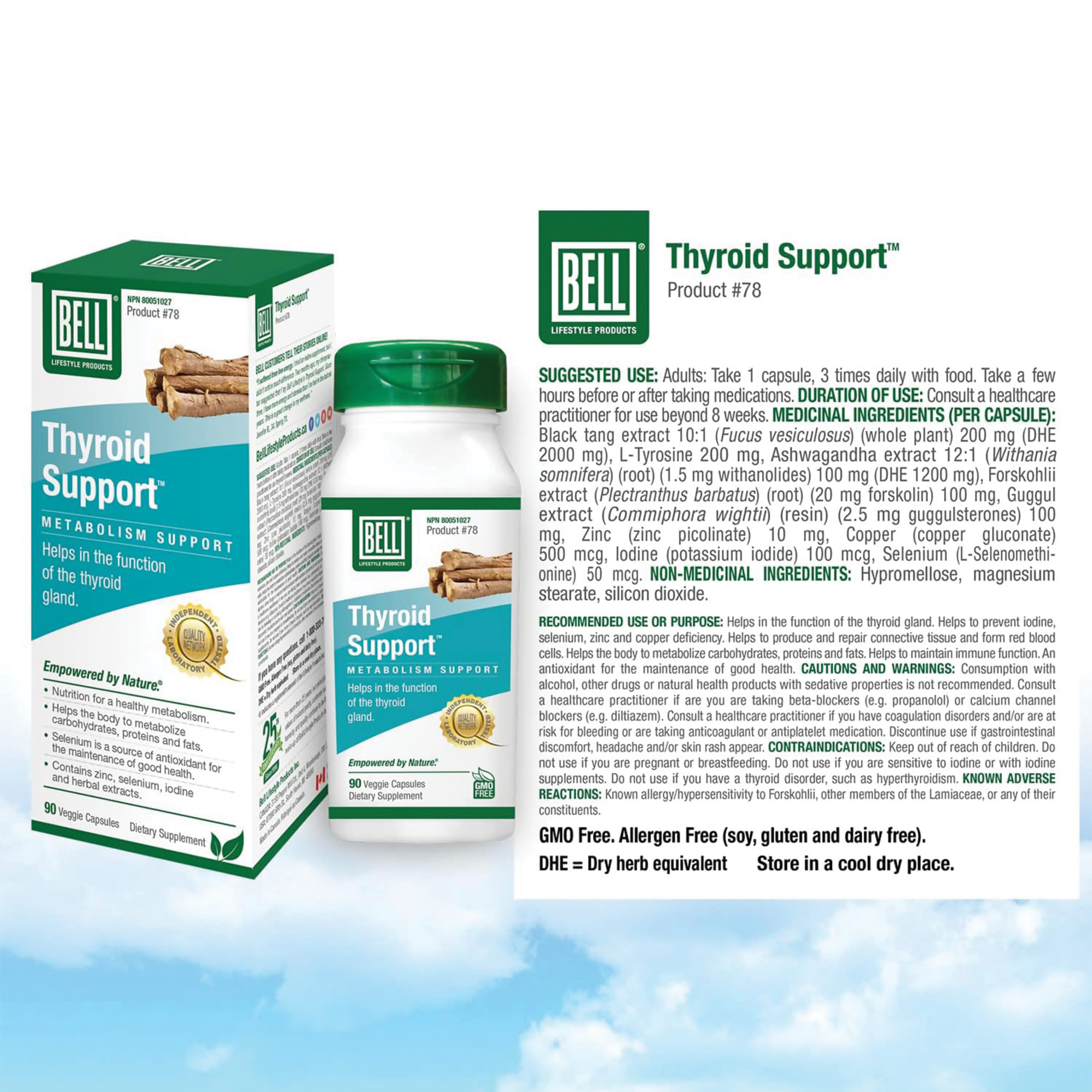 The Ayur House Thyroid Support Capsules