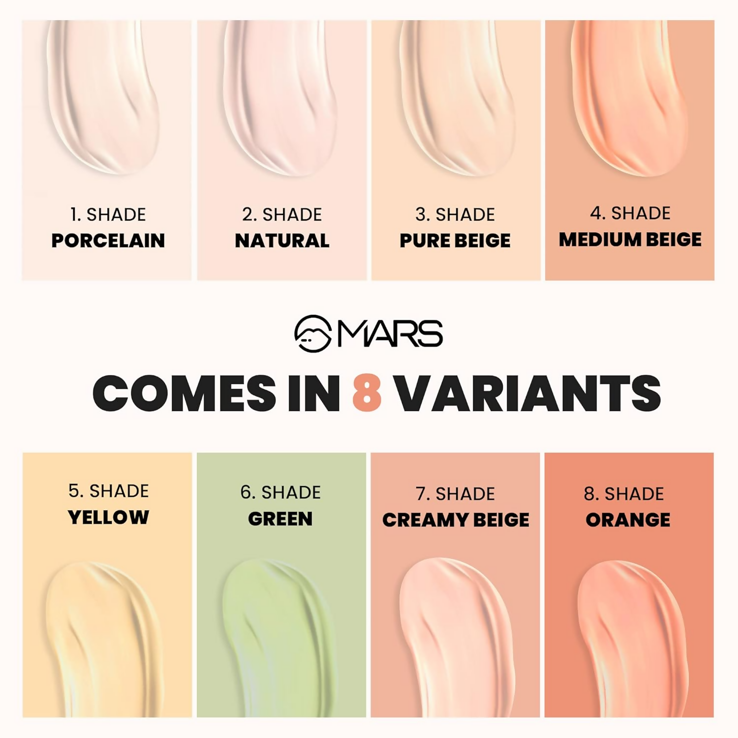 MARS Cosmetics Seal the Deal High Coverage Concealer - Natural