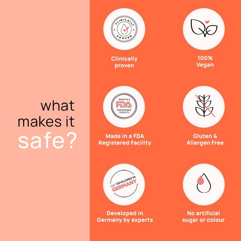 Nyumi Collagen Gummies For Glowing, Hydrated, Youthful Skin - Vitamin C & Hyaluronic Acid