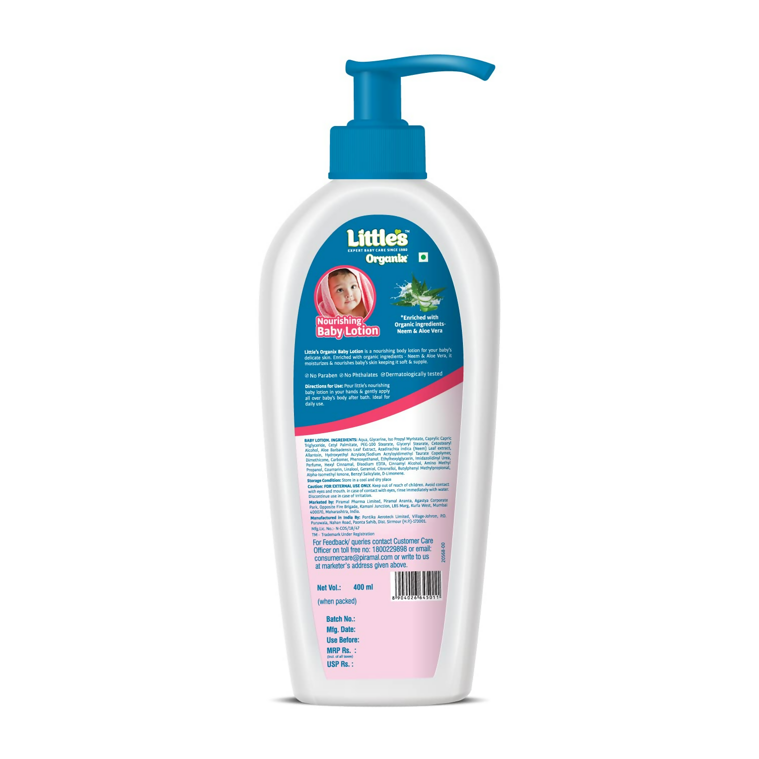 Little's Organix Nourishing Baby Lotion