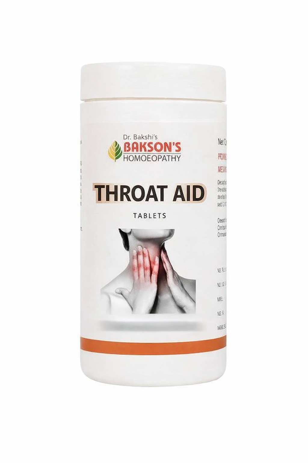 Bakson's Homeopathy Throat Aid Tablets