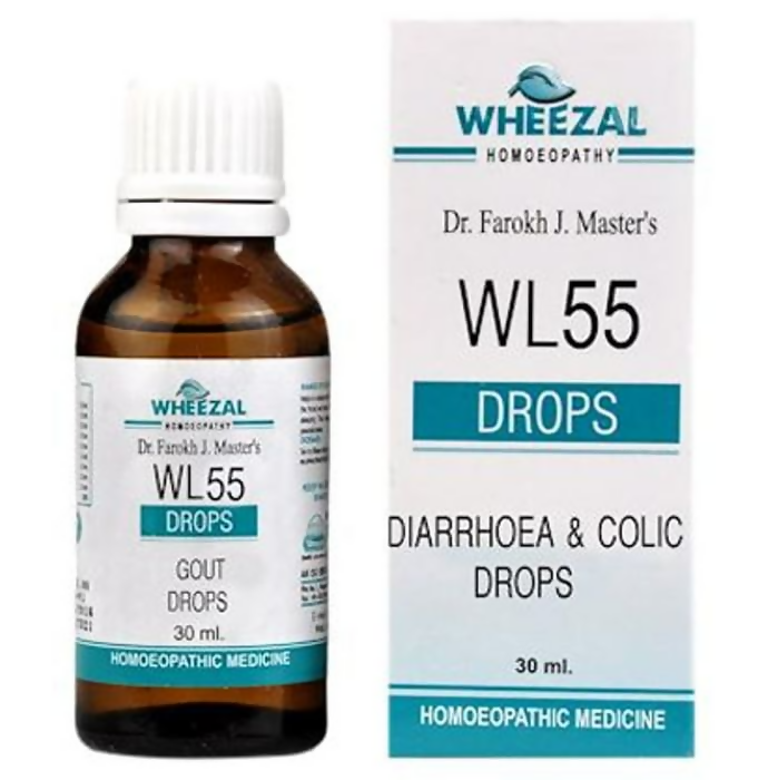 Wheezal Homeopathy WL55 Diarrhoea & Colic Drop