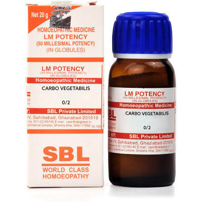 SBL Homeopathy Carbo Vegetabilis LM Potency