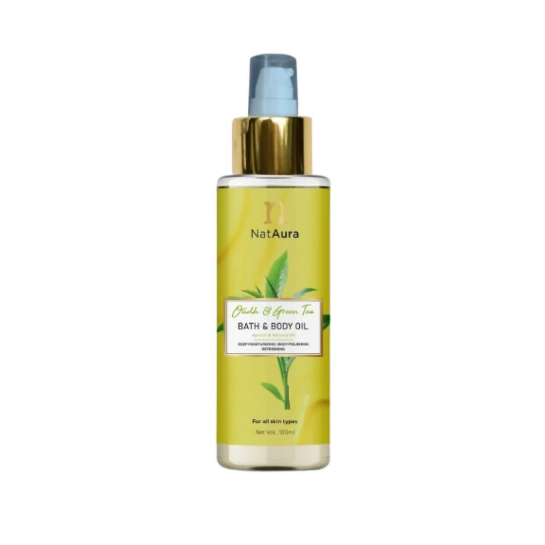 NatAura Oudh & Green Tea Bath & Body Oil