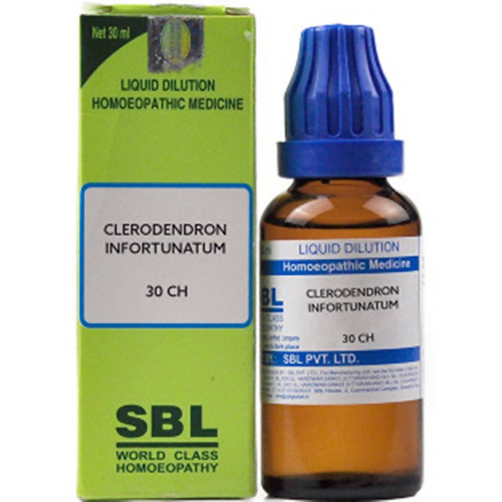 SBL Homeopathy Clerodendron Infortunatum Dilution