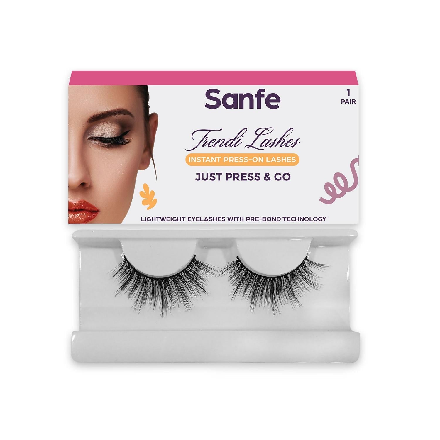 Sanfe Instant Press On Lashes P04