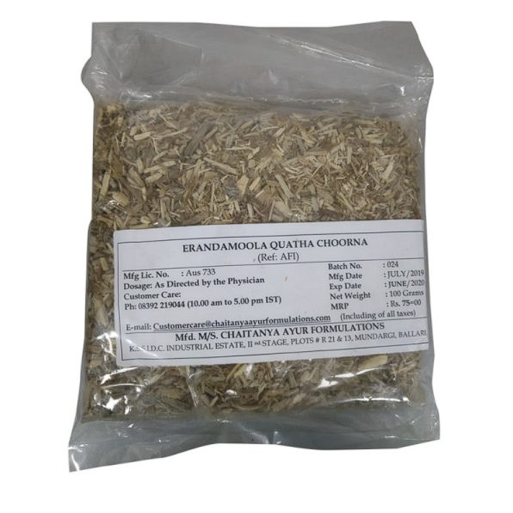 Erandamoola Kwatha Churna (100Gm) – Chaitanya Pharma