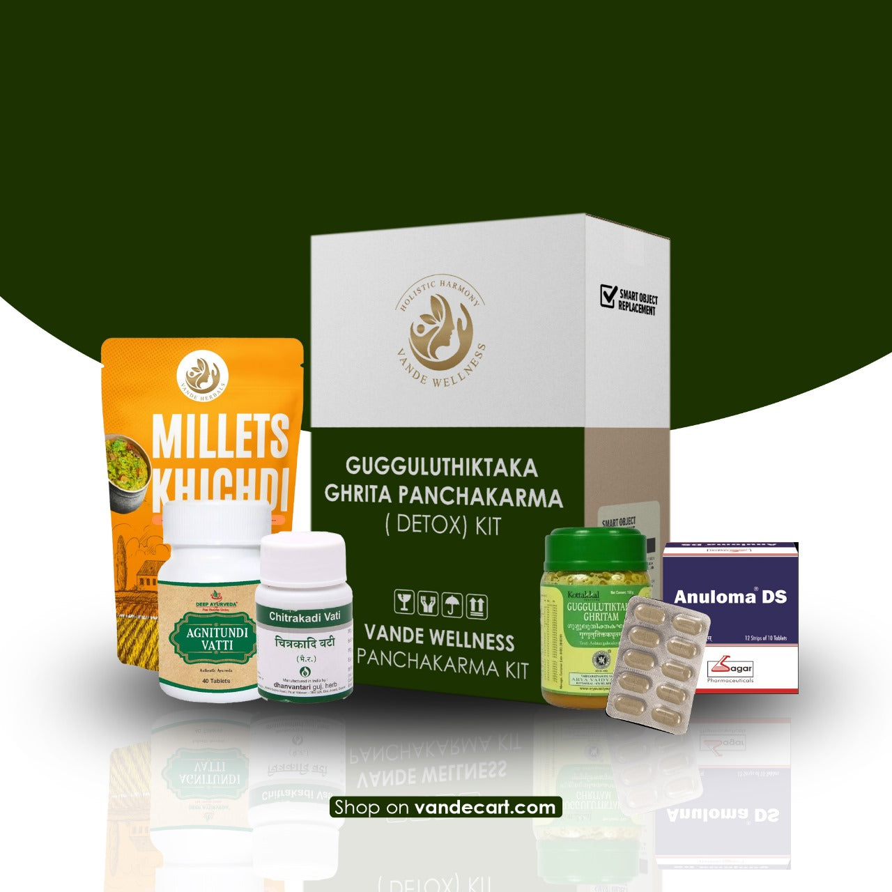 Gugguluthiktaka Ghrita Panchakarma ( Detox) Kit.