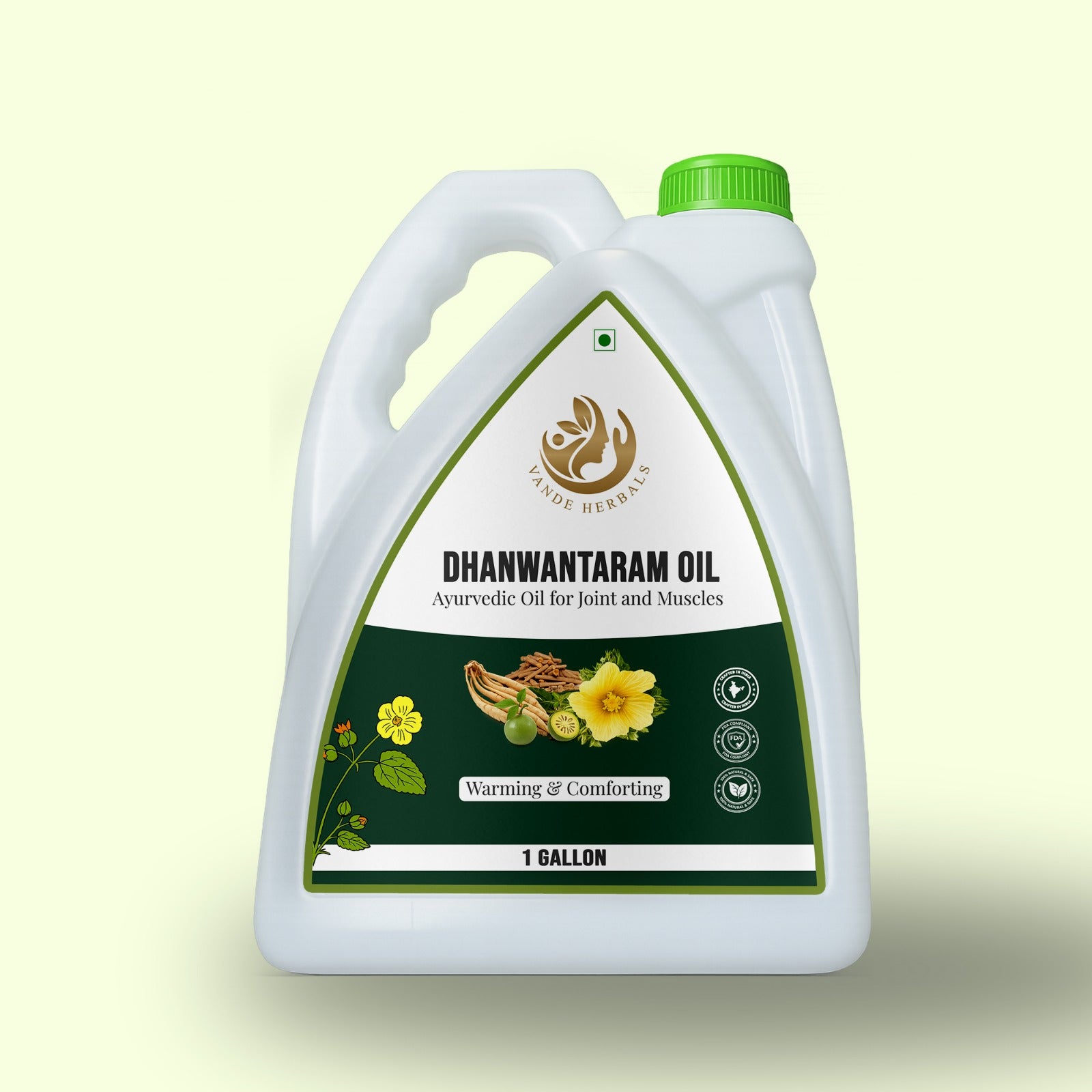 Dhanwantaram Oil | Vande Herbals Ayurvedic Massage Oil for Joint and Muscle Care