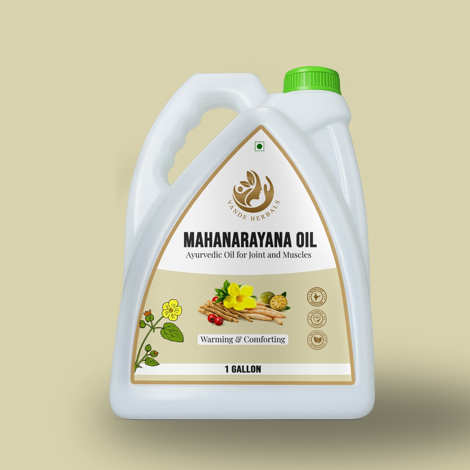 Mahanarayana Oil | Vande Herbals Ayurvedic Massage Oil for Joint and Muscle Care