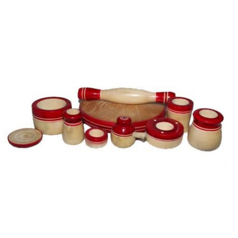 Yuvagrow Wooden Basic Kitchen Set For Childrens