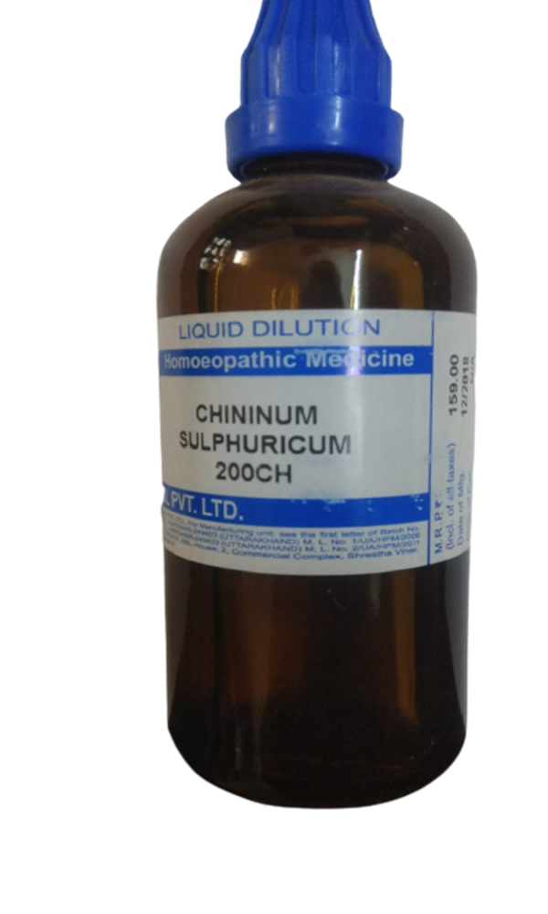 SBL Homeopathy Chininum Sulphuricum Dilution