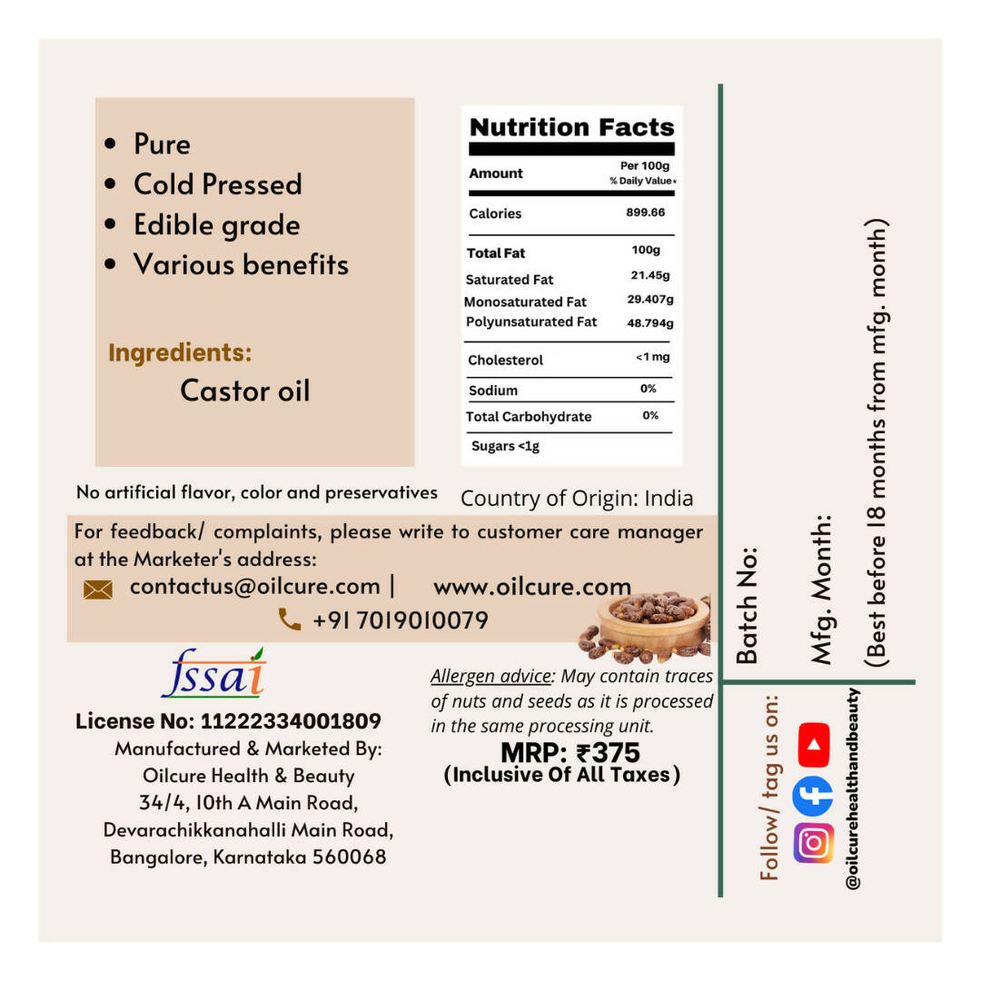 Oilcure Castor Oil