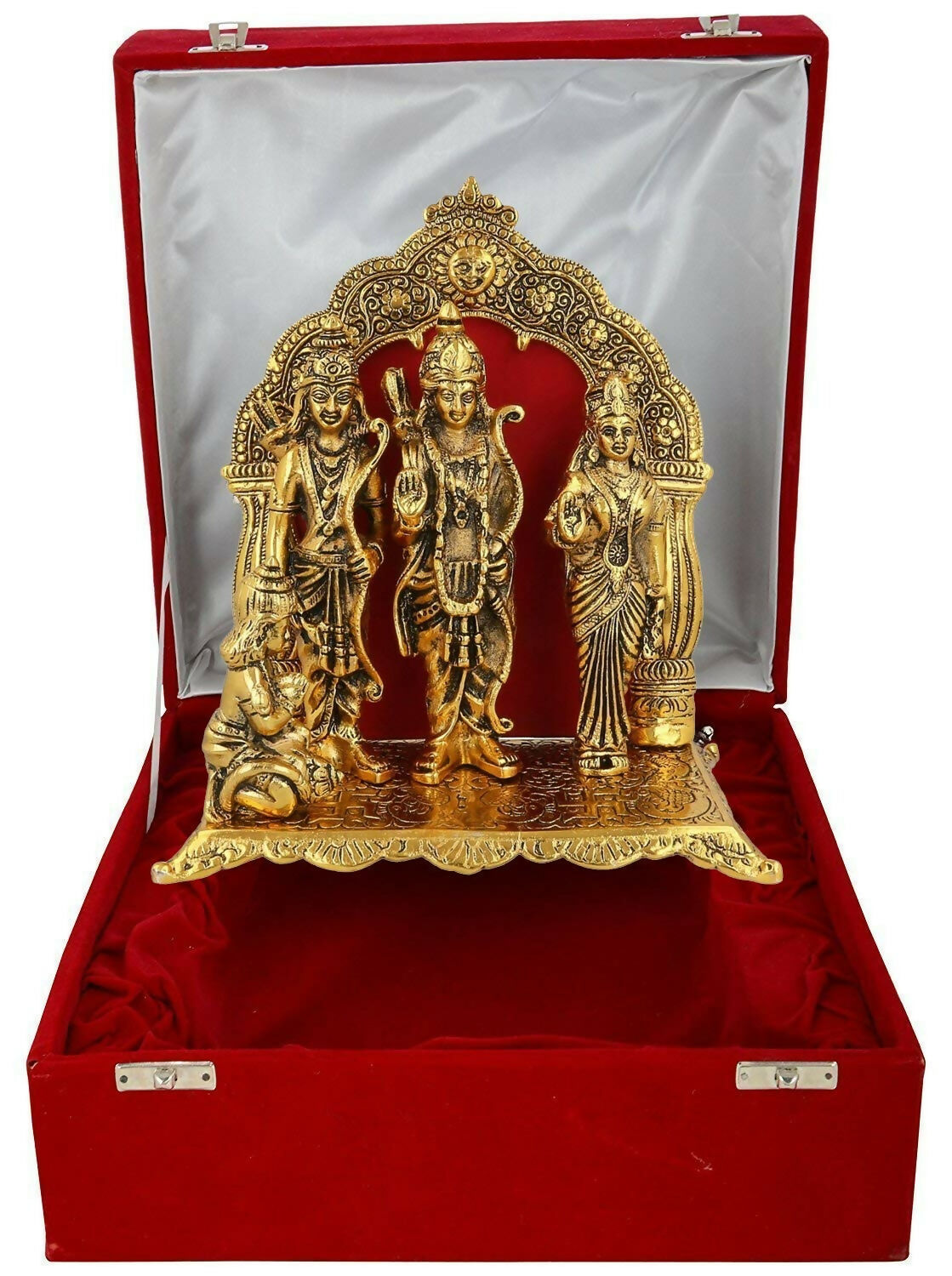 Lavanaya Brands - Gold Plated Ram Darbar Murti