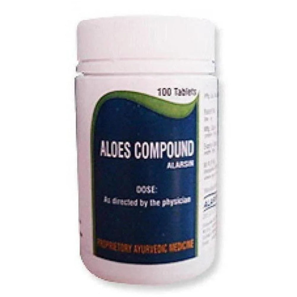 Alarsin Ayurvedic Aloes Compound Tablet -50 & 100 Tabs