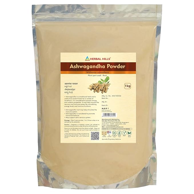Herbal Hills Ashwagandha Powder | 1 Kg