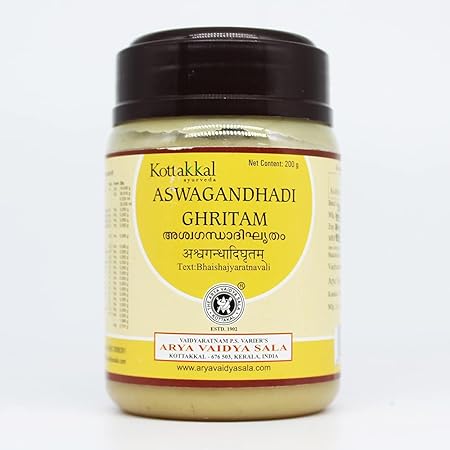 Aswagandhadi Ghritam-200GM, (Pack Of 1), Of Arya Vaidya Sala Kottakkal