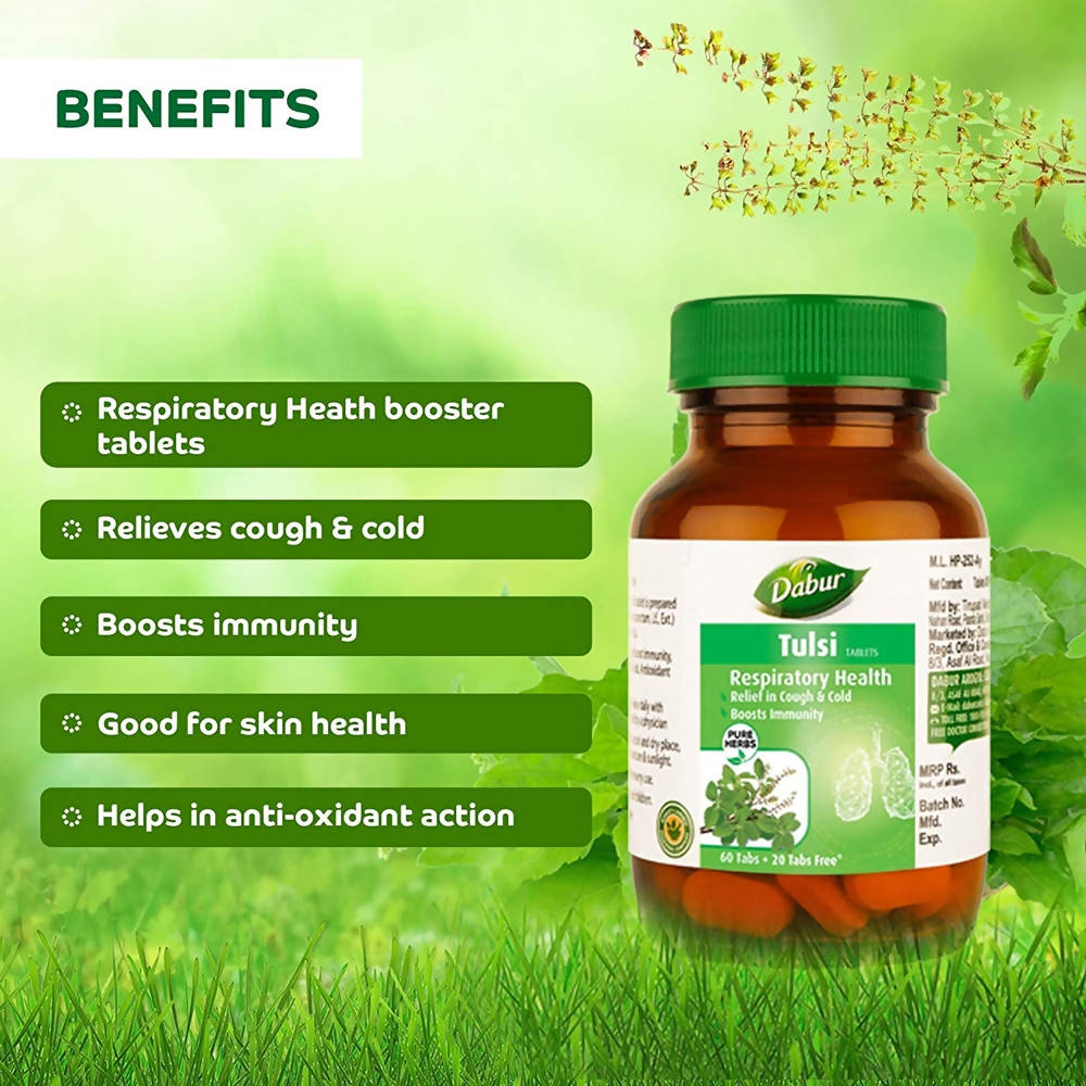 Dabur Tulsi Tablets Respiratory Health