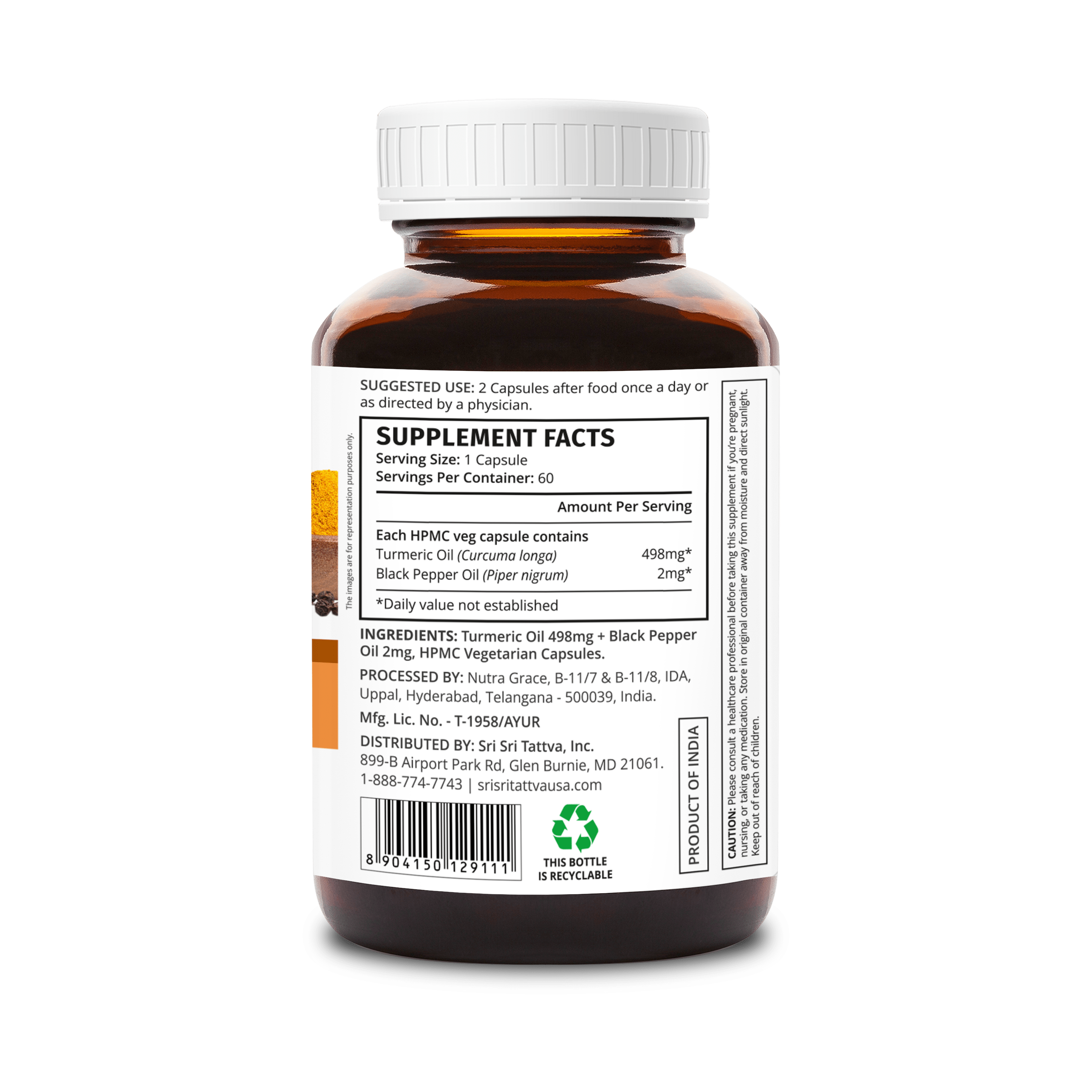 Curcuwin Bioperine Oil Capsules