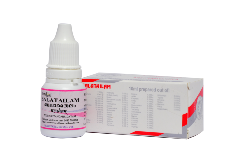 Bala Tailam| Kottakkal arya vaidya sala - 10 ml (pack of 2)