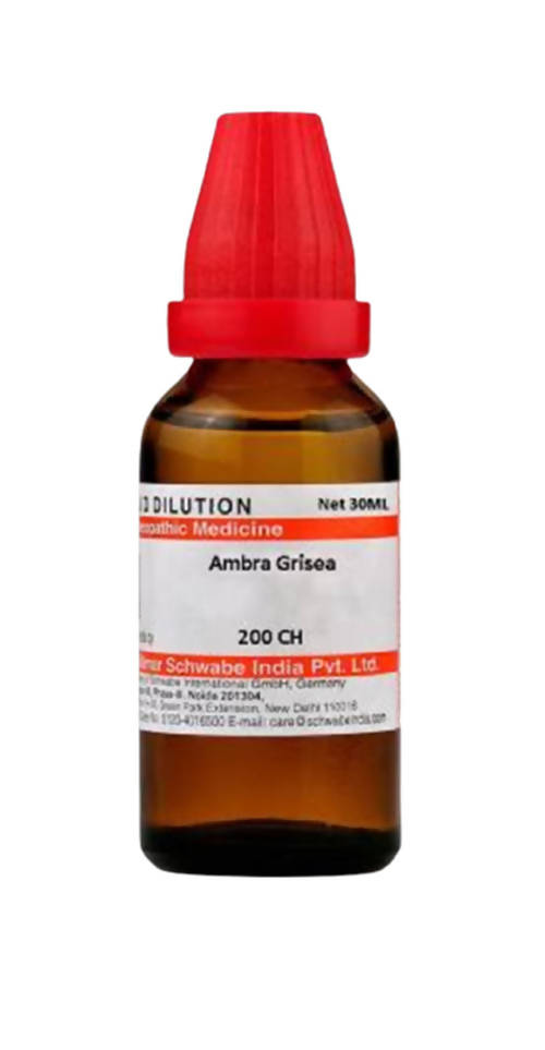 Dr. Willmar Schwabe India Ambra Grisea Dilution