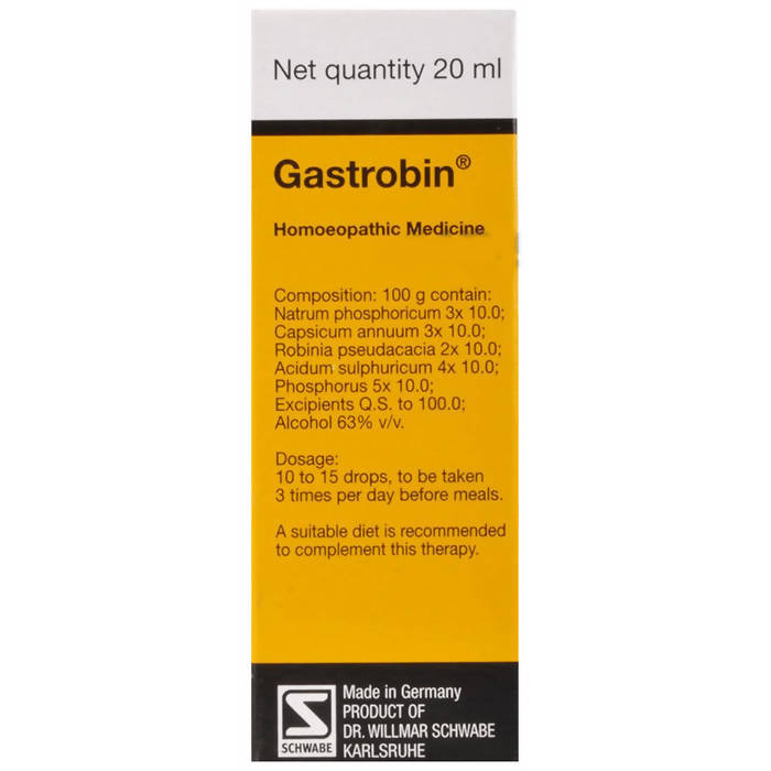 Dr. Willmar Schwabe India Gastrobin Drop