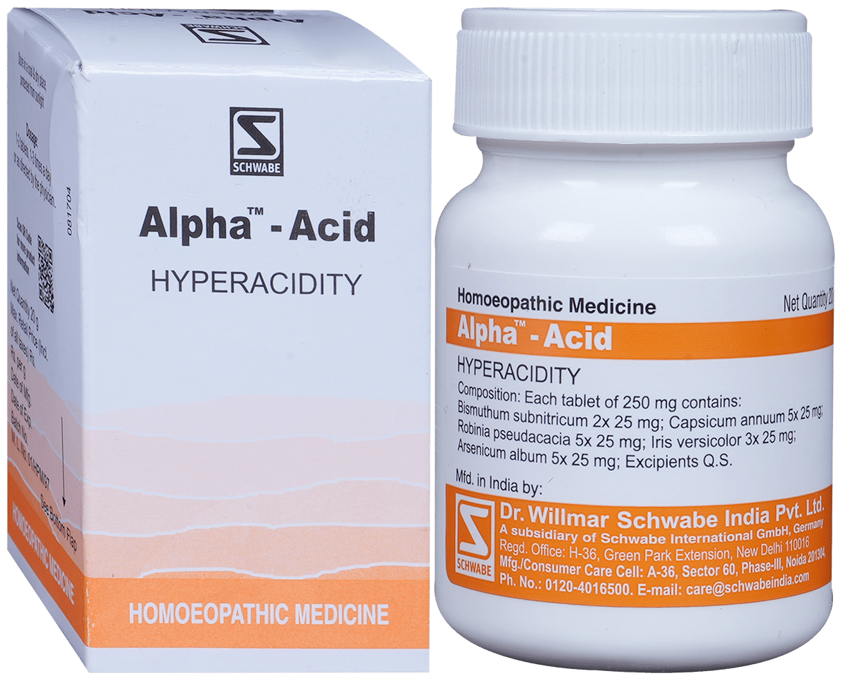 Dr. Willmar Schwabe India Alpha Acid Tablets