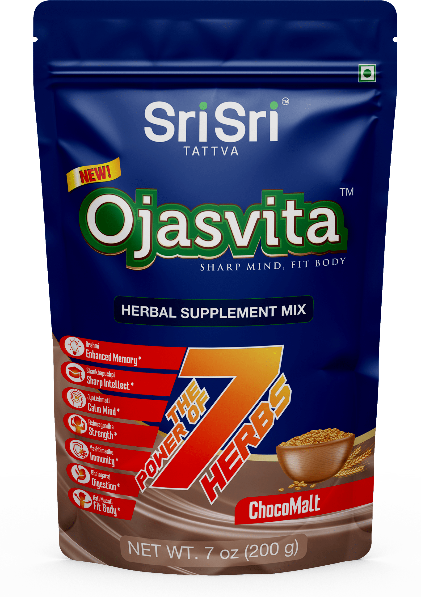 Ojasvita Choco Malt 200g - Power of 7 Herbs