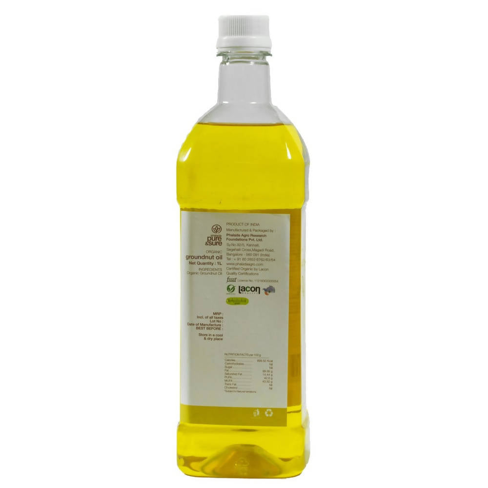 Pure & Sure Organic Cold Pressed Ground Nut Oil