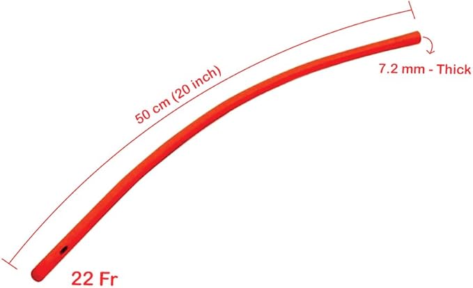 Red Rubber Catheter