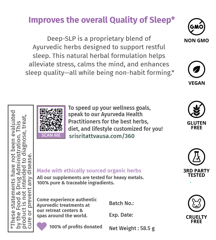 DEEP SLP: Herbs for Restful Sleep