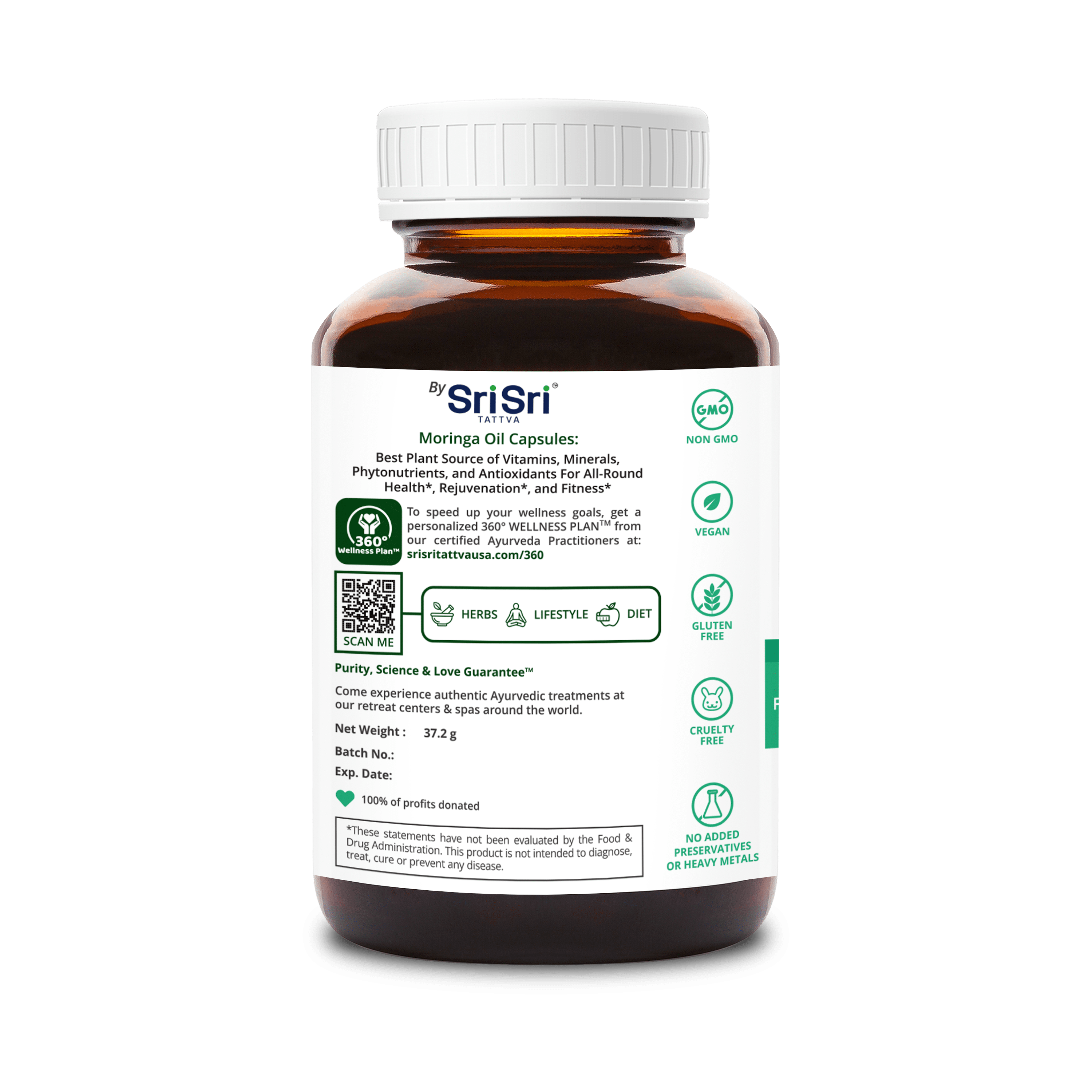 Moringa Oil Capsules Super Food Extract