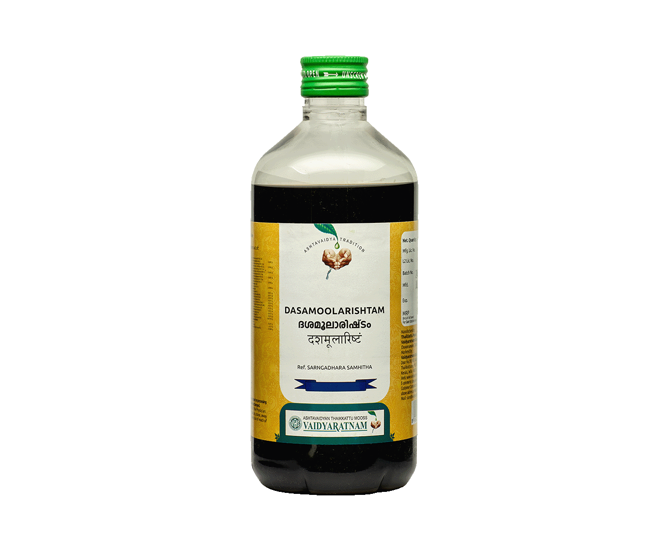 DASAMOOLARISHTAM 450 ML