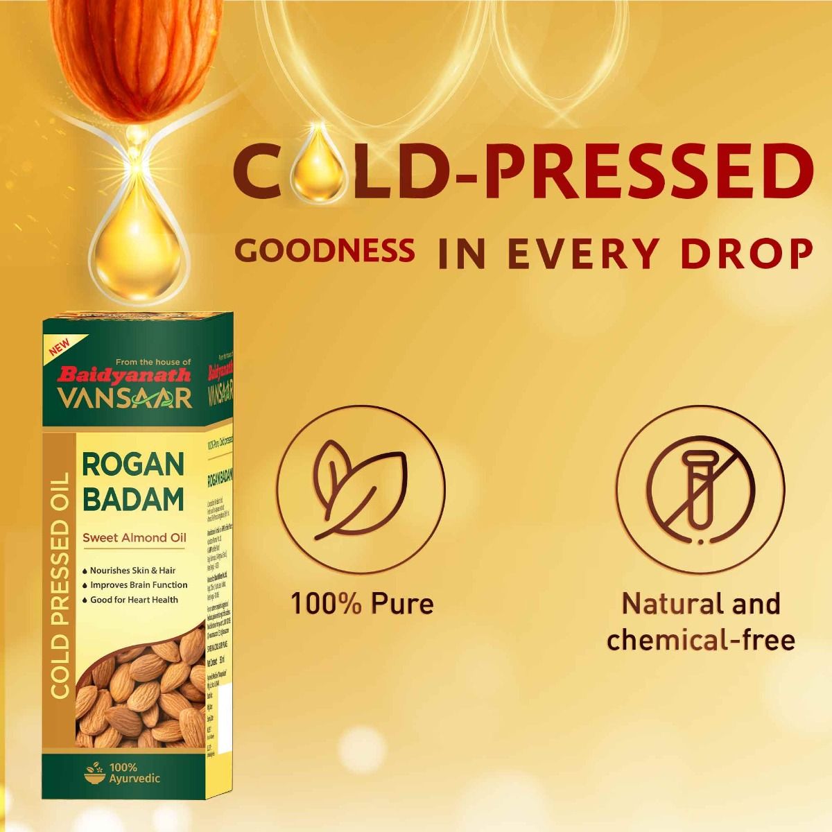 Baidyanath Vansaar Rogan Badam Oil