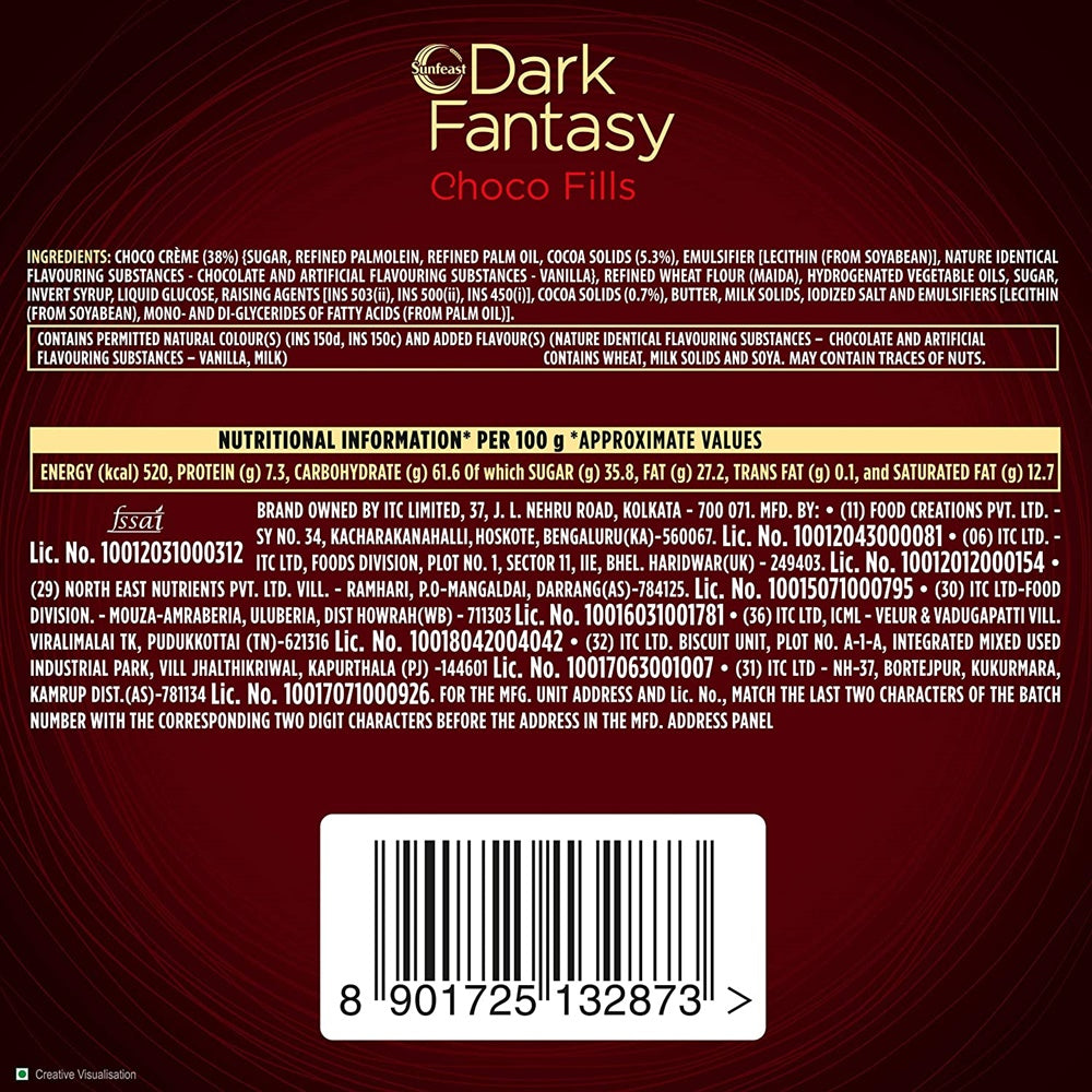 Sunfeast Dark Fantasy Choco Fills 75gm