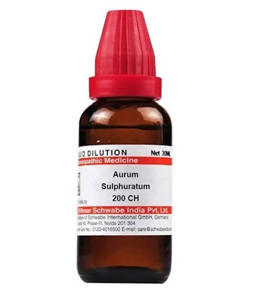 Dr. Willmar Schwabe India Aurum Sulphuratum Dilution