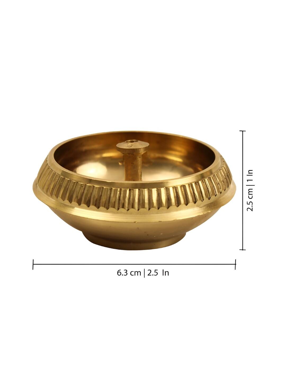 Spillbox Gold Toned Kuber Nandha Deep Pooja Essentials