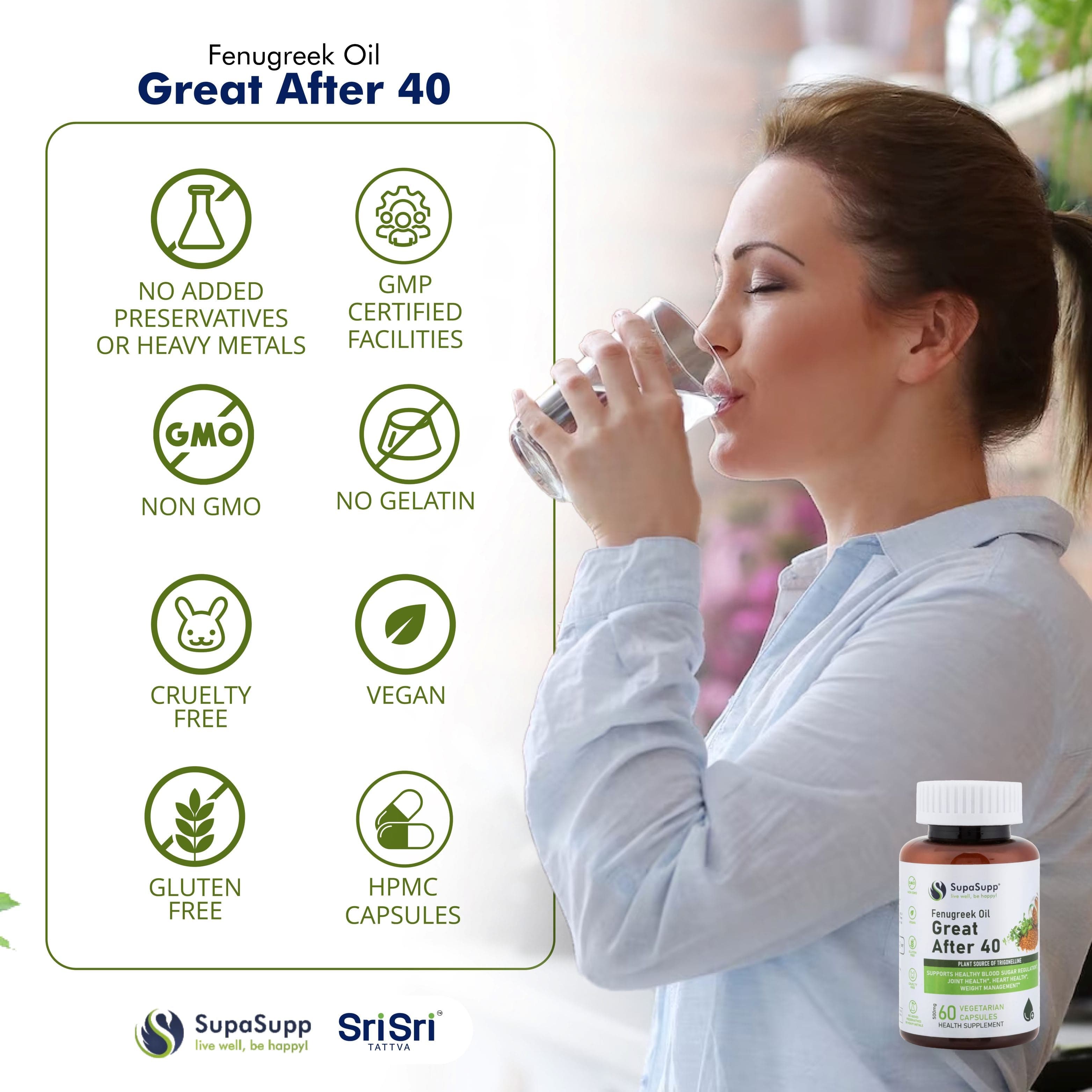 Great After 40 Fenugreek Oil Capsules