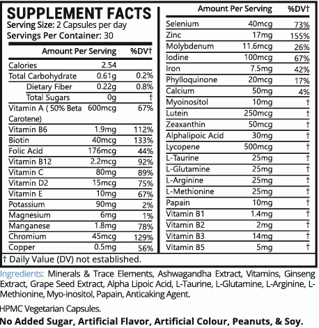 He’s Active Multi Vitamin for Men