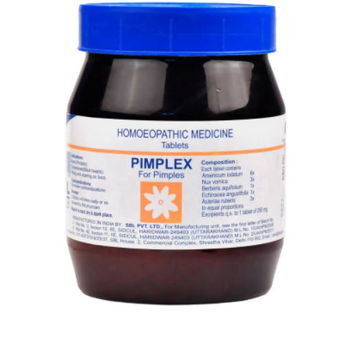 SBL Homeopathy Pimplex Tablets