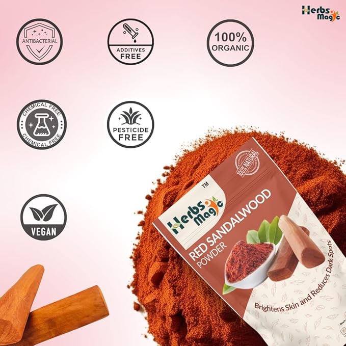 Organic Manjistha Powder, 500G | Rubia Cordifolia |100% Pure & Natural Manjistha Powder for Skin Whitening| Manjistha Powder for face, Hair Care & Skin Care